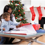 CPS - Helping Article A woman sits with a child