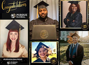 Purdue Global Shout Out Board